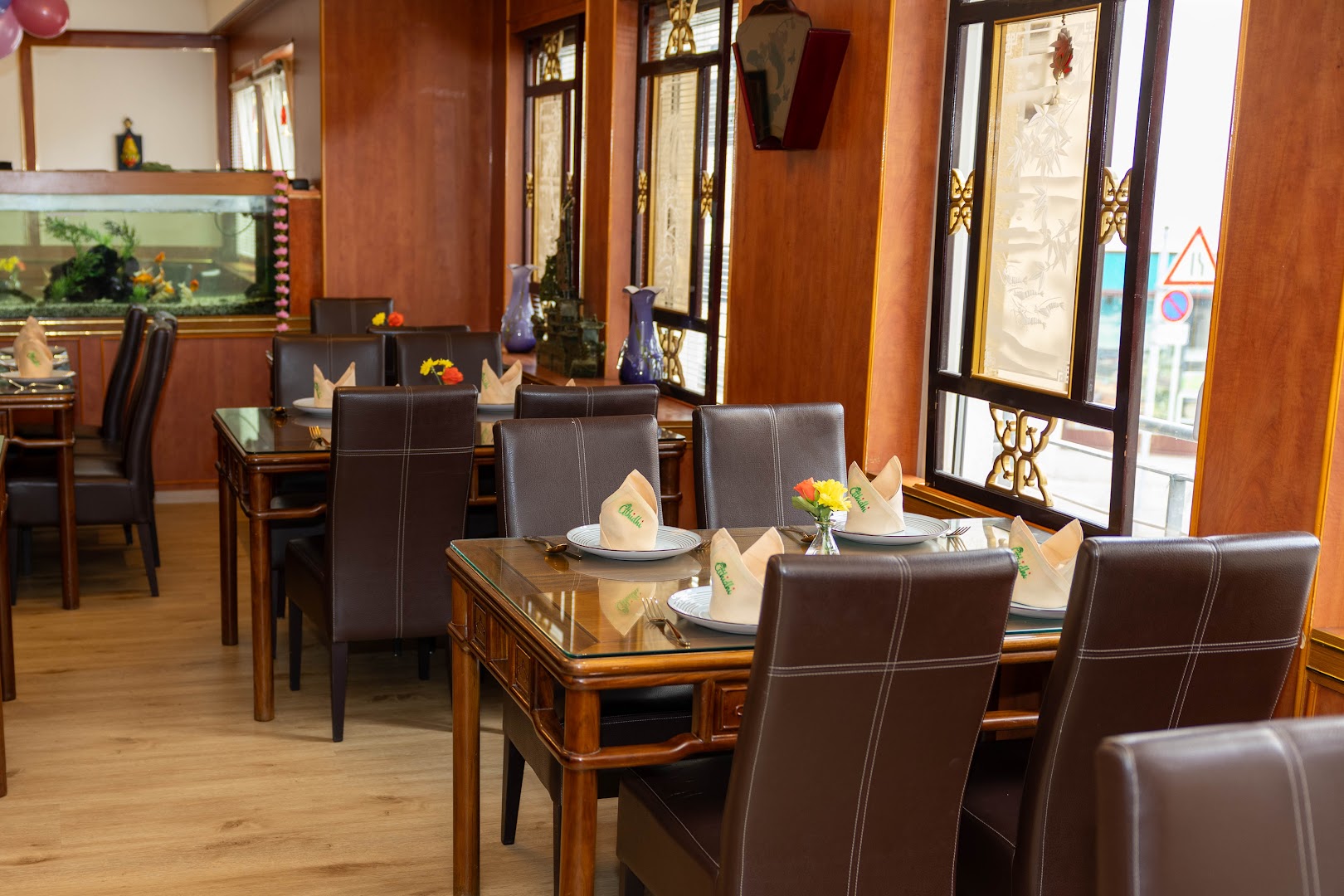 Athidhi: clear, professional interior restaurant shot