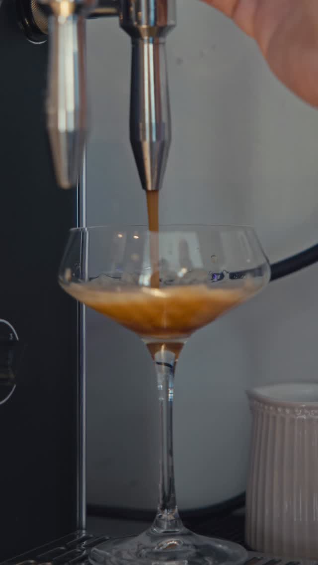 Biarritz: high quality coffee preparation shot