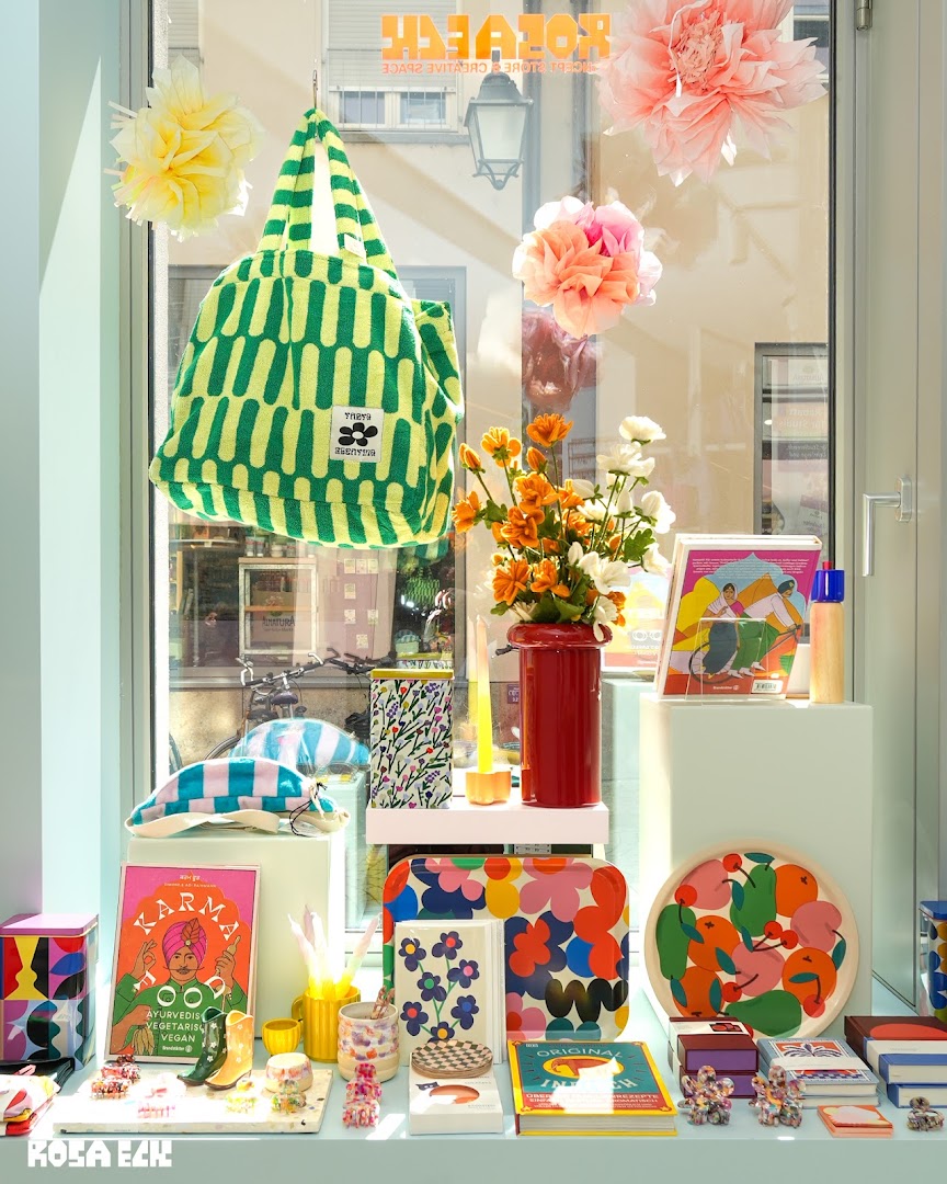 Rosa Eck: attractive and clear shop display