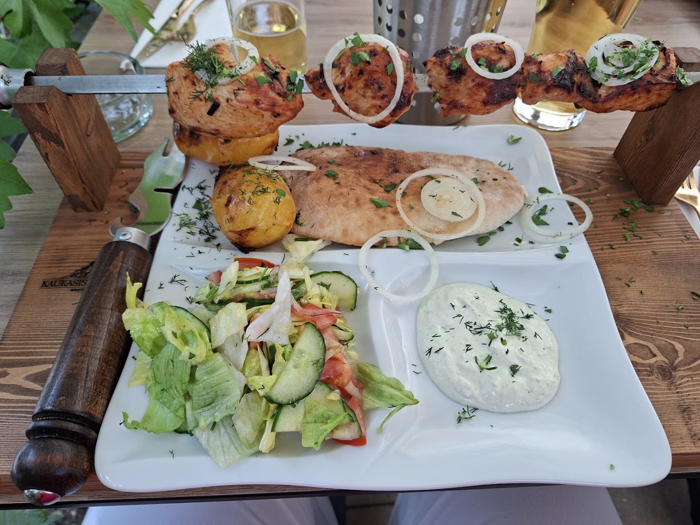 Kaukasischer Hof: appetizing, high-quality food presentation