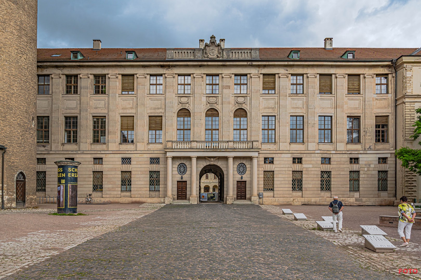 Stadtschloss Weimar: clear professional exterior architectural shot