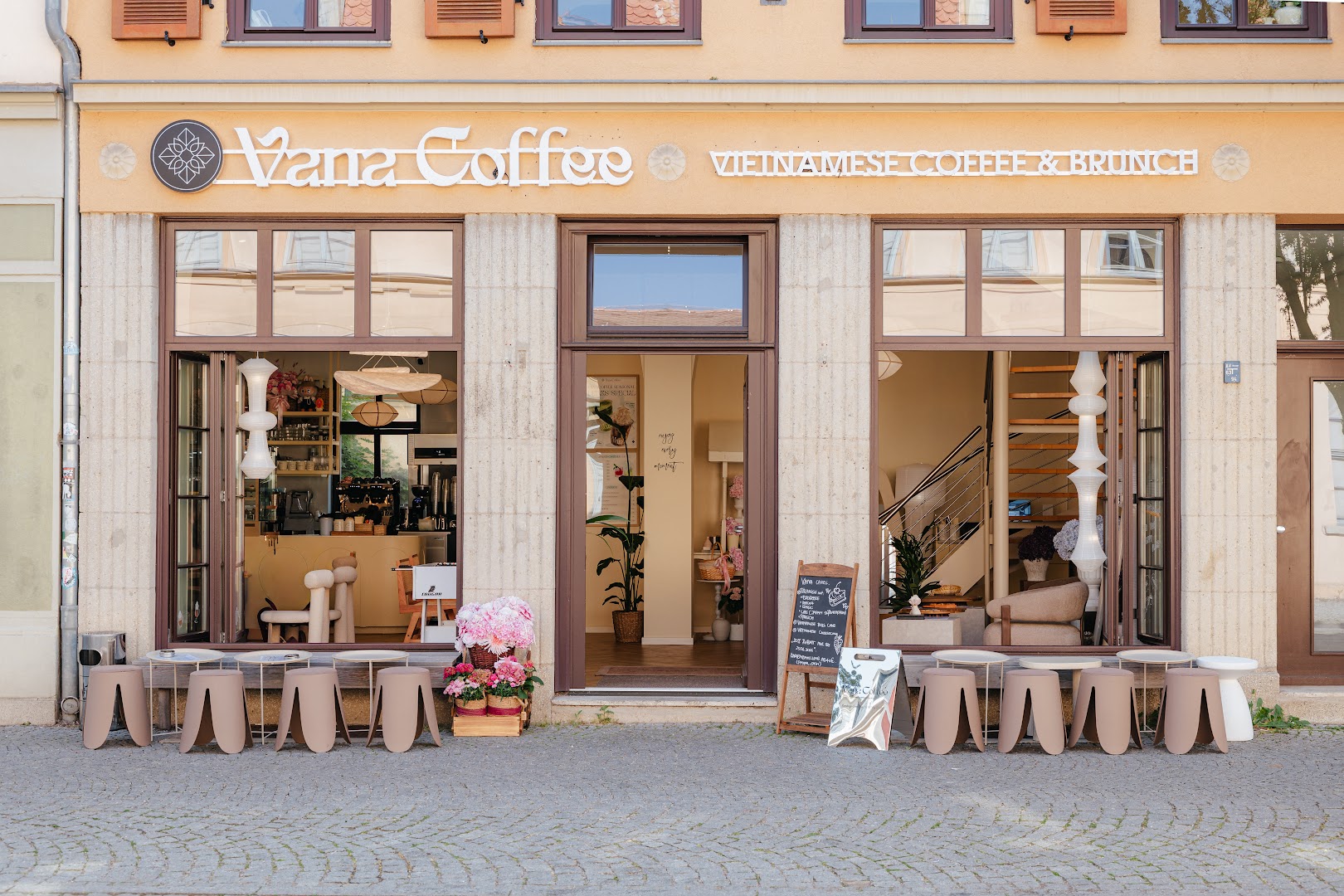 Vana Coffee: clear, professional storefront photo