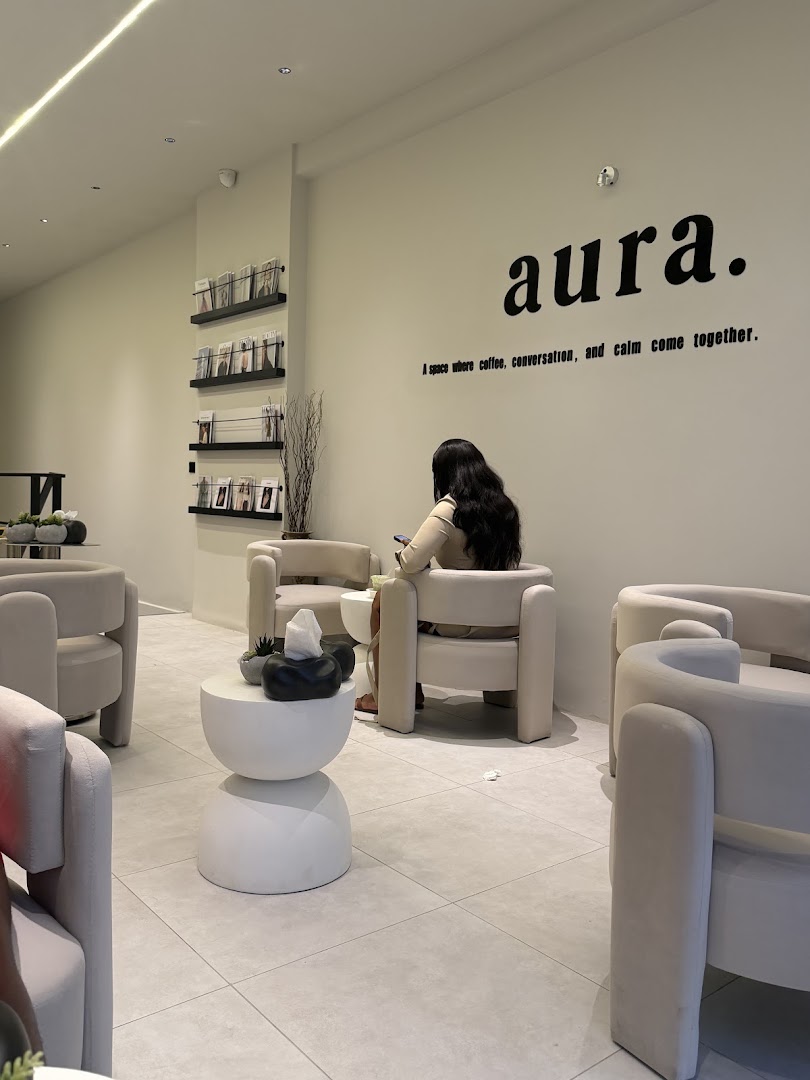 Aura Street Cafe: clean aesthetic showing venue atmosphere