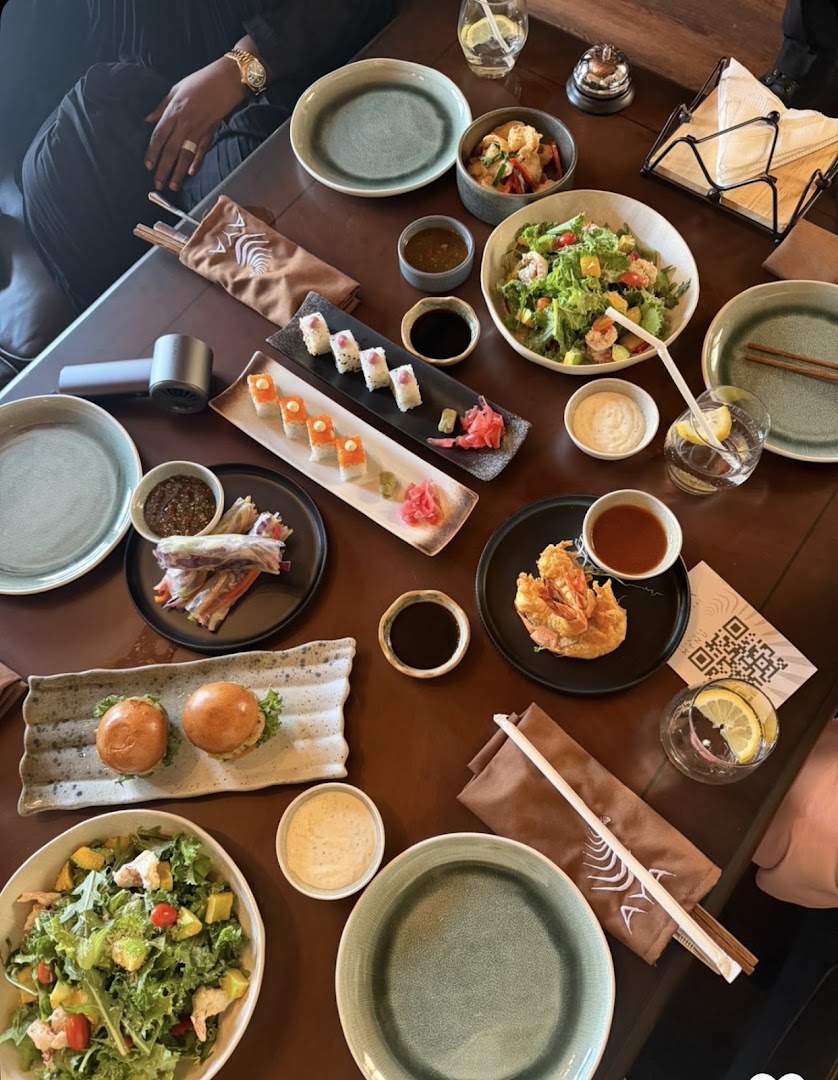 Aya Restaurant: appetizing high-quality food spread