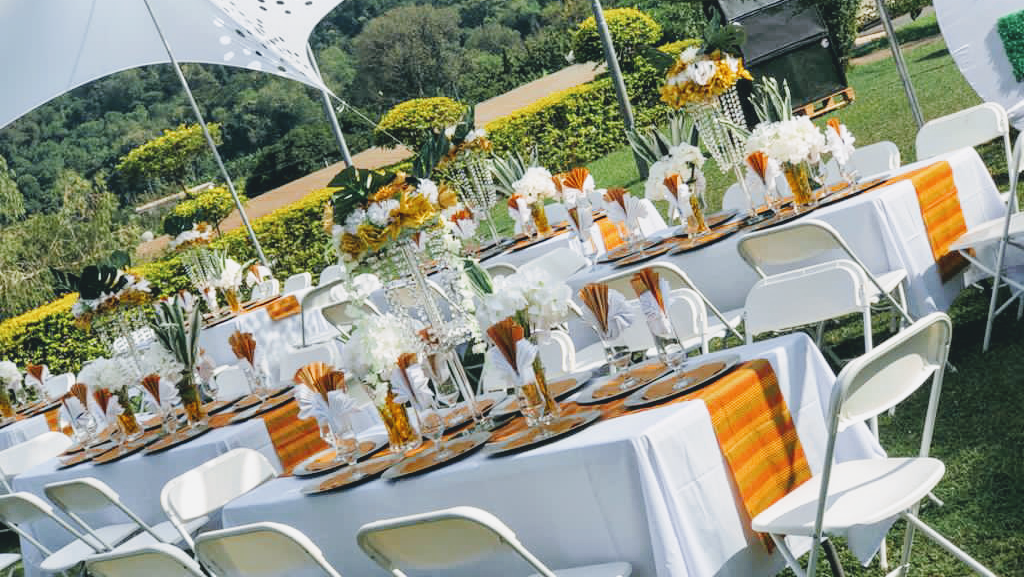 Gizzard Park: attractive outdoor event setup