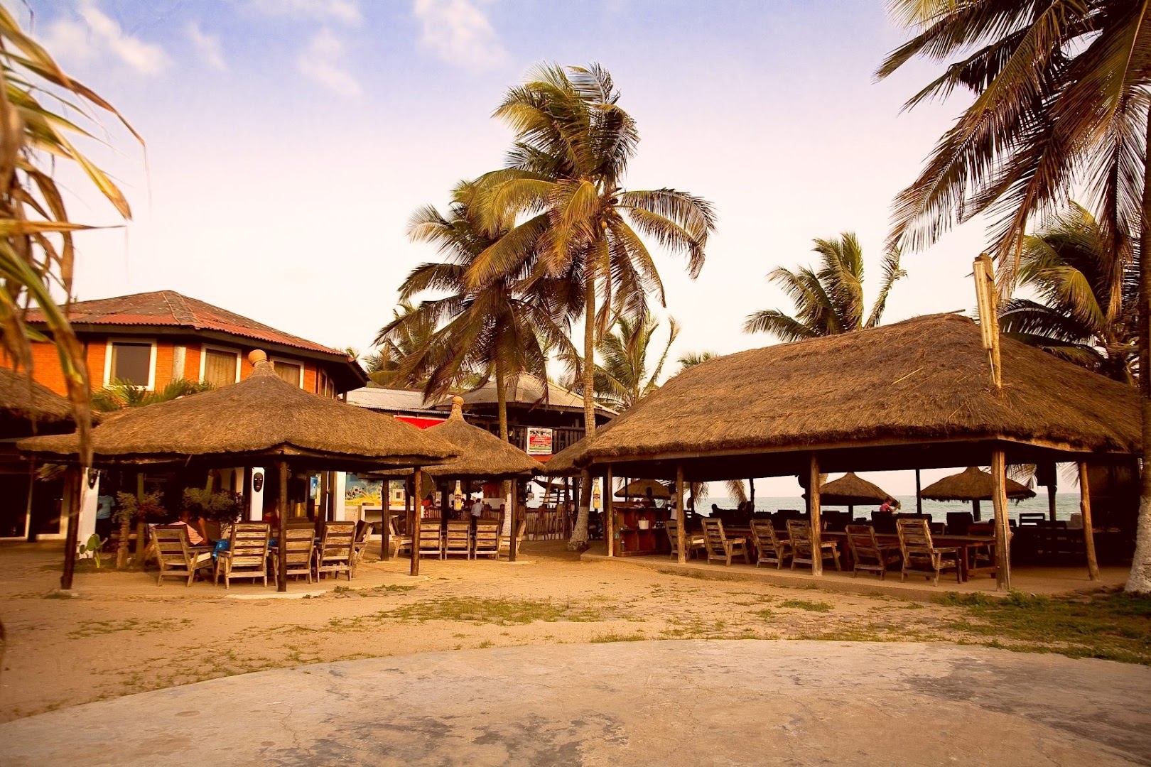 Oasis Beach Resort: inviting atmosphere and clear view