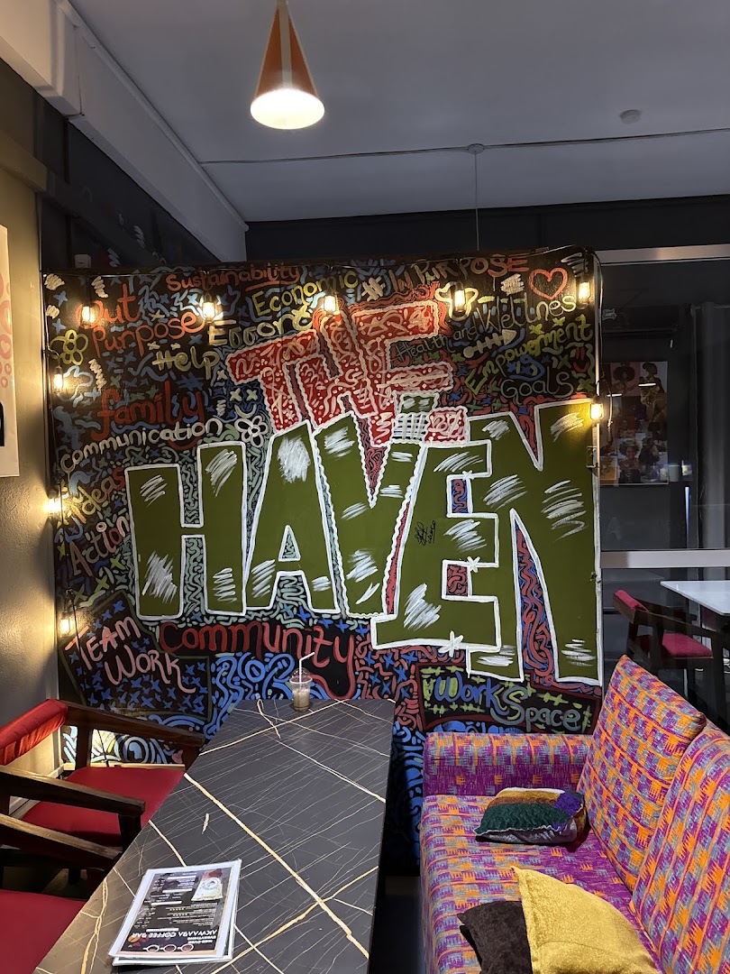 The Haven Workspace and Coffee Bar: venue atmosphere and branding