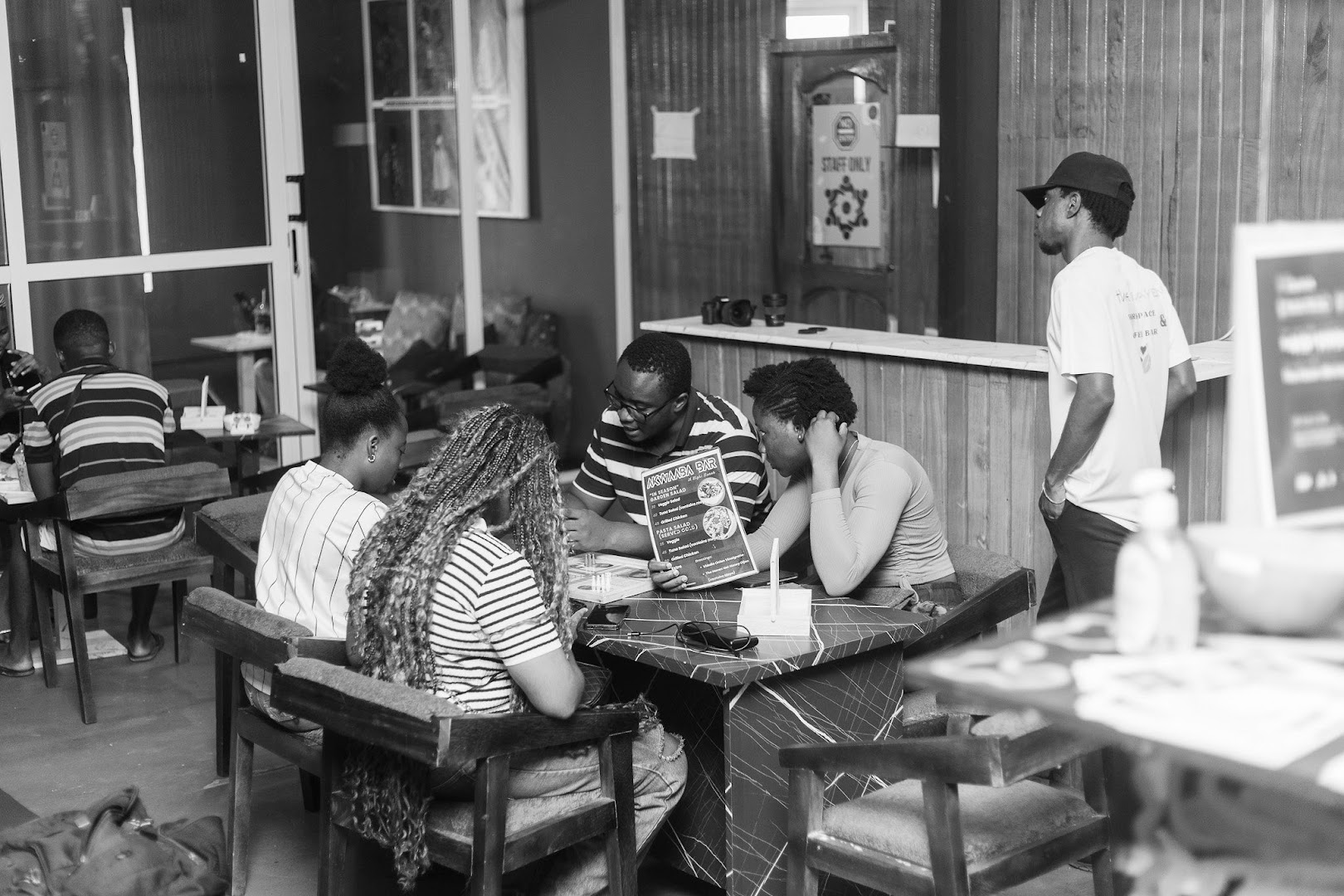 The Haven Workspace and Coffee Bar: authentic atmosphere and customers