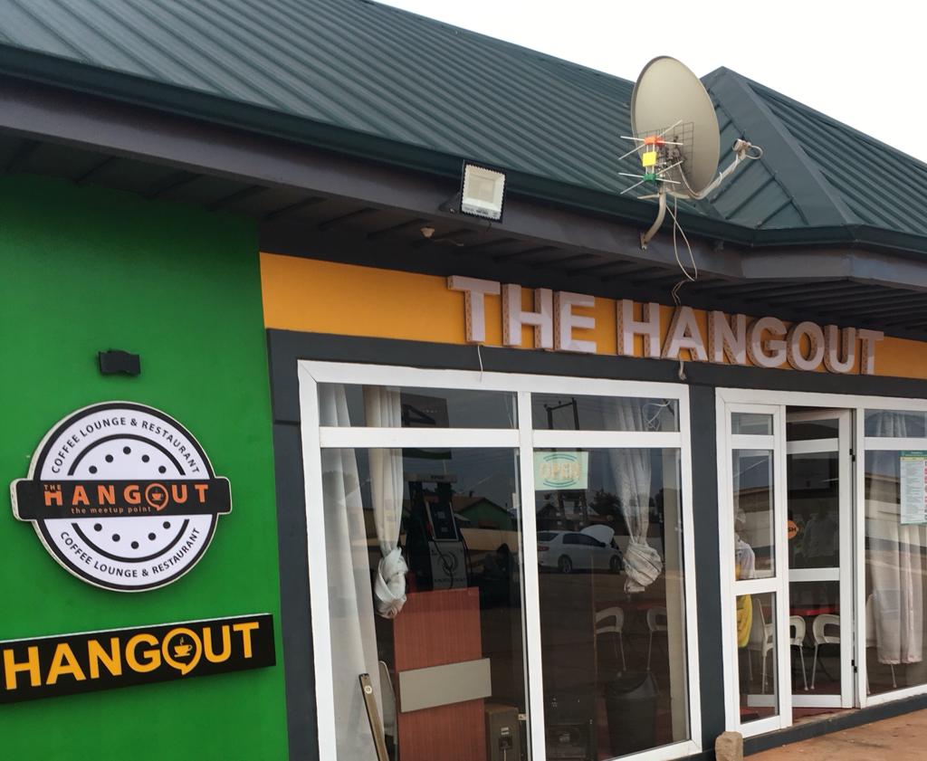 The Hangout Restaurant and Coffee Lounge: clear exterior shot of venue