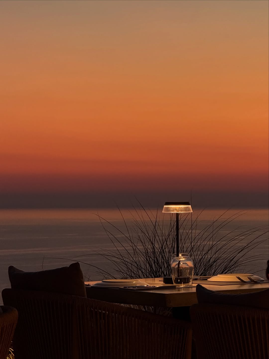 Meliti Resto: beautiful atmospheric sunset venue shot