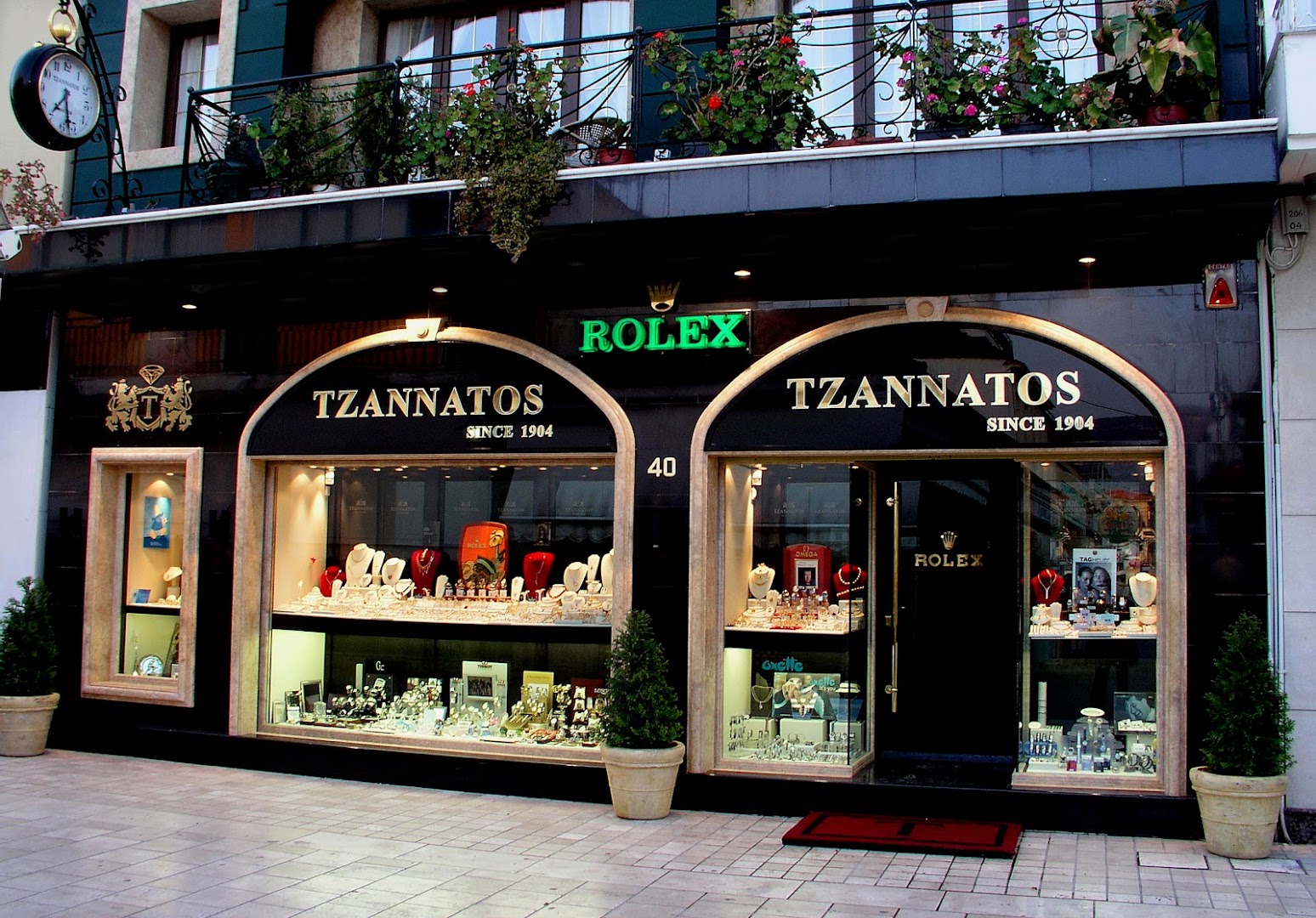 Tzannatos Jewellers: clear professional storefront photo