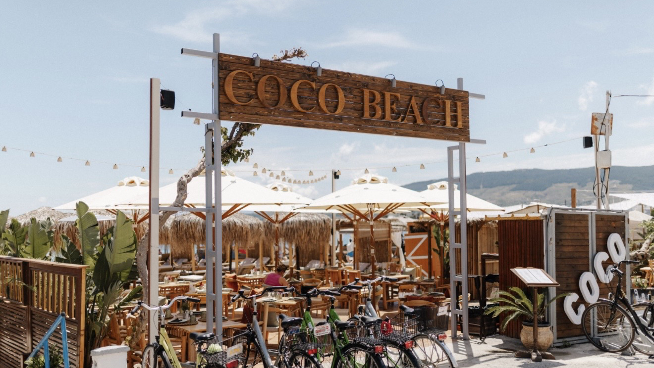 Coco Beach Restaurant Kos: clear, professional shot of venue