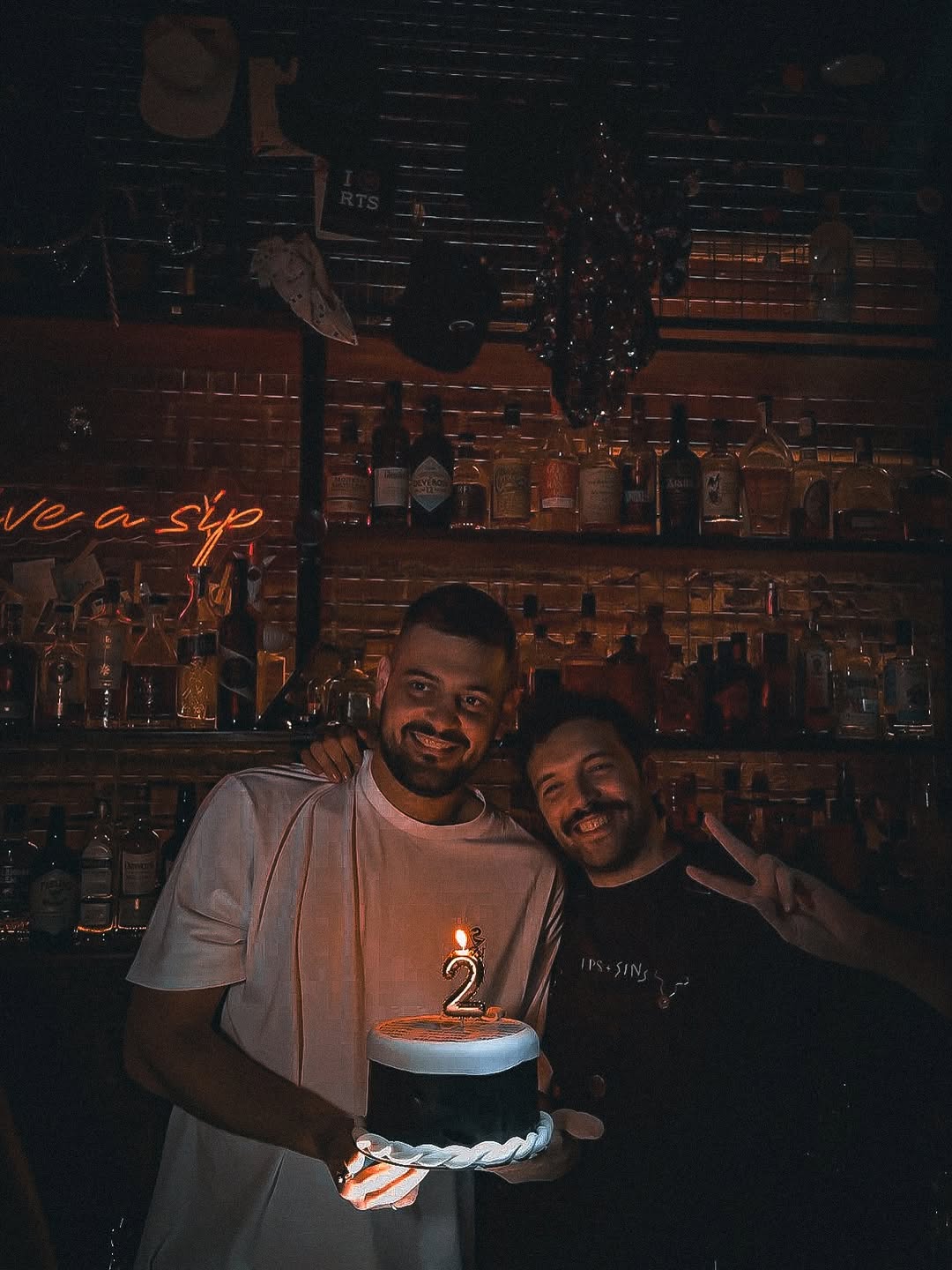 Sips and Sins: high quality, atmospheric venue photo