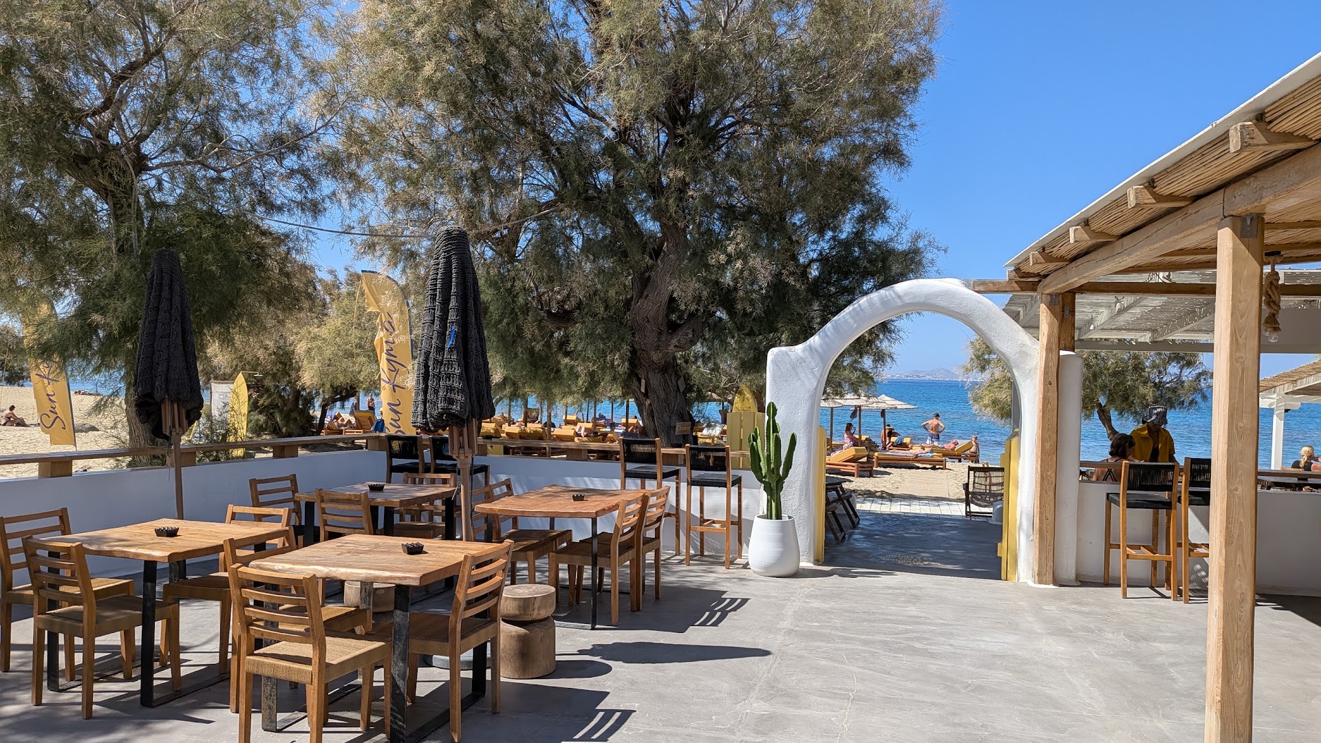 Sun Kyma: attractive, clear view of terrace