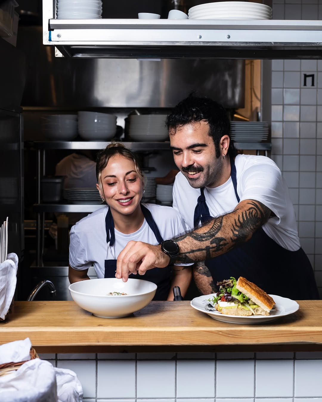 The Naxos Apothecary: professional photo of staff cooking