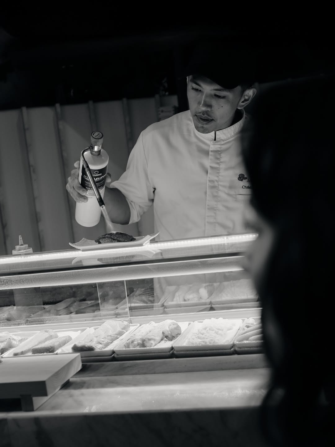 Matsuhisa Paros: professional shot of chef cooking