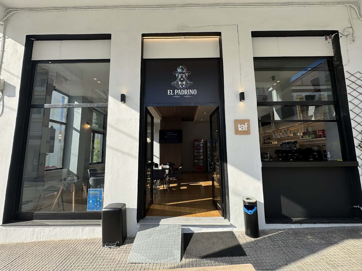El Padrino Coffee: clear, professional storefront photo