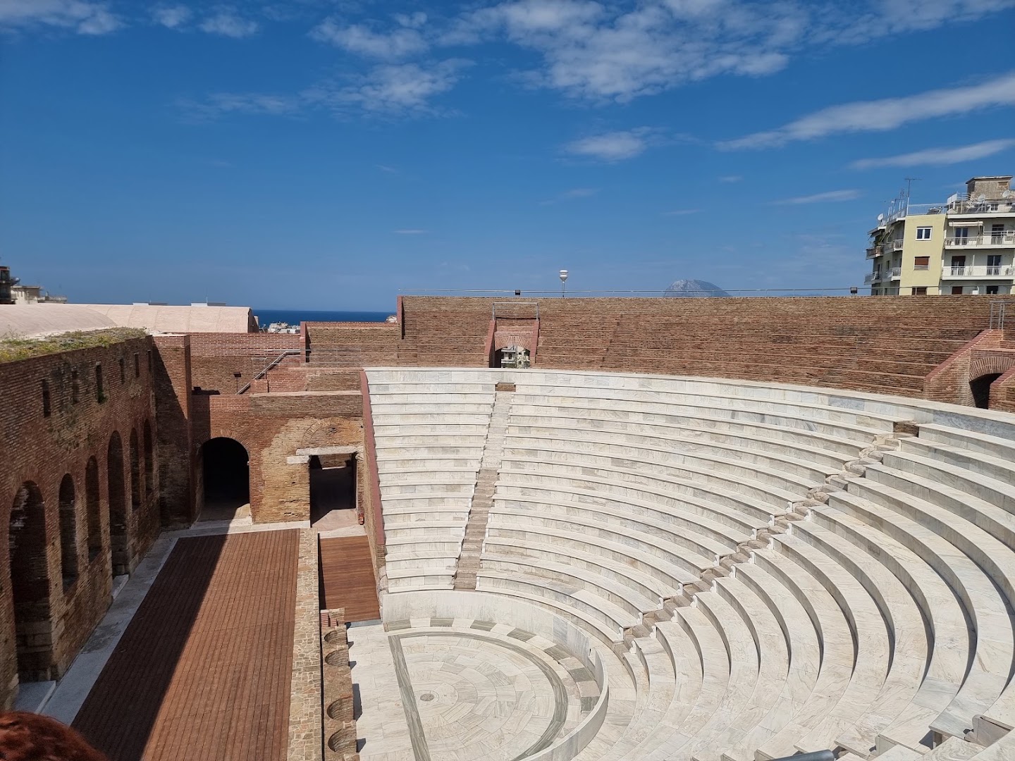 Roman Odeon of Patras: clear view of the venue