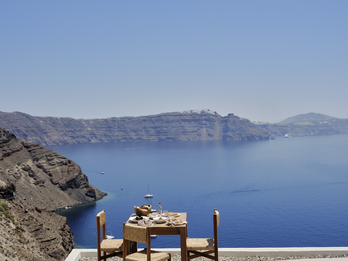 Milto's Greek Table: beautiful scenic restaurant dining view