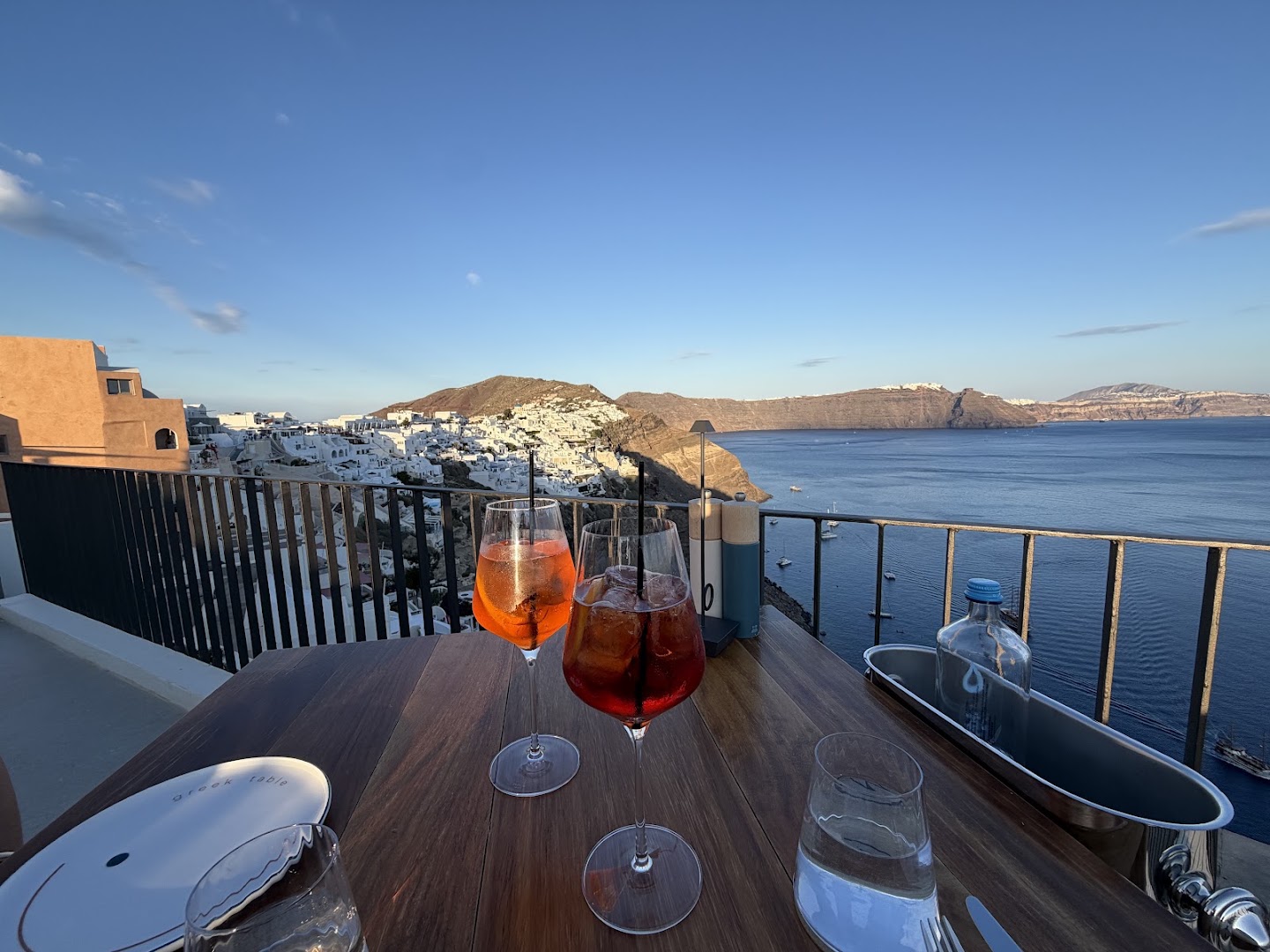 Milto's Greek Table: beautiful view and inviting atmosphere