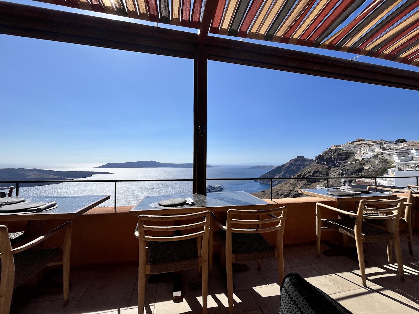 Rizes Gastro Taverna: beautiful terrace with scenic view