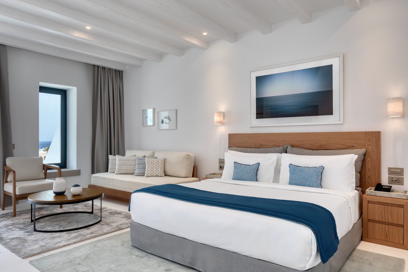 Sandblu Santorini, LXR Hotels & Resorts: professional hotel room interior shot