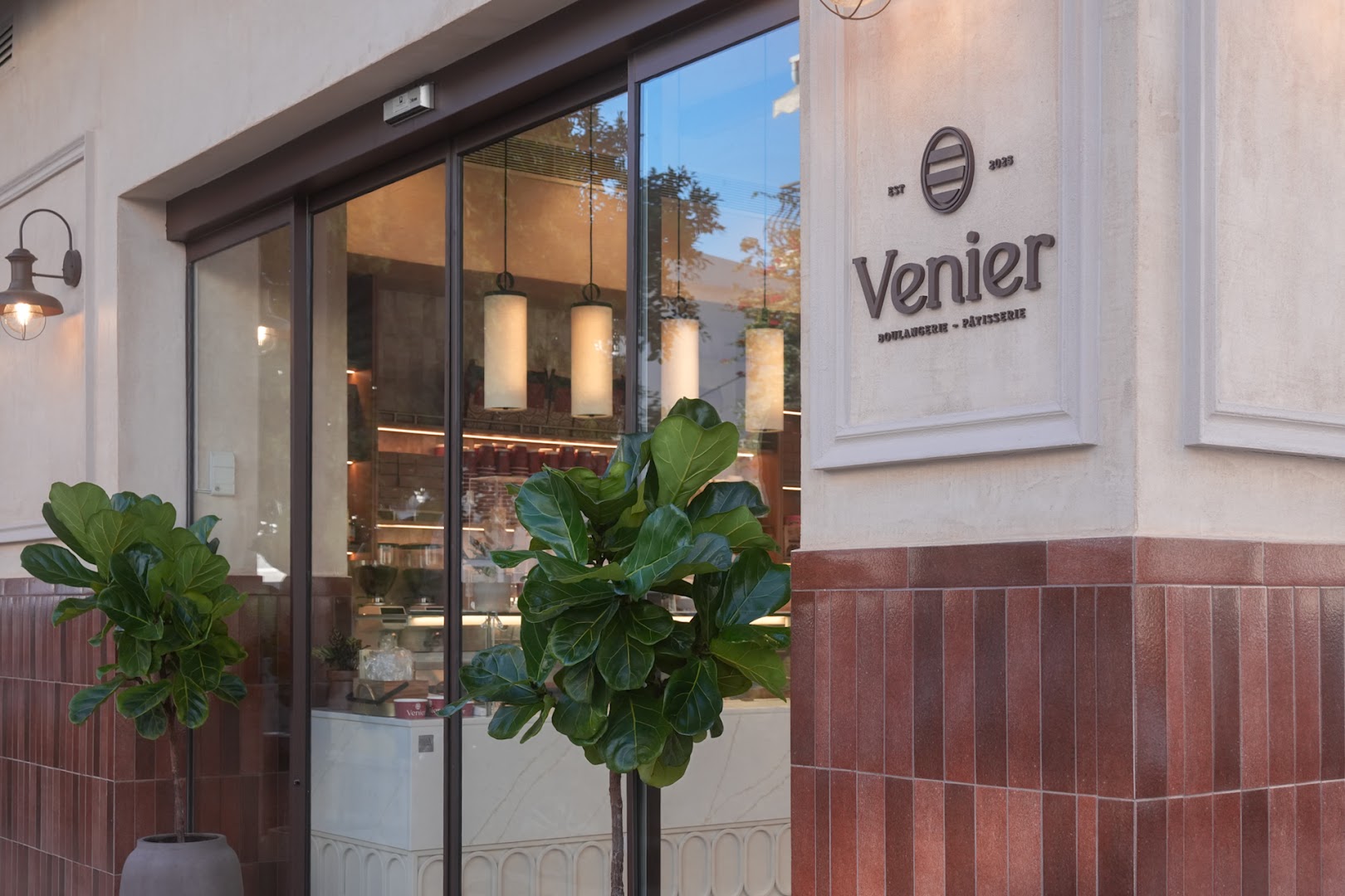 Venier Boulangerie: professional storefront photo with branding