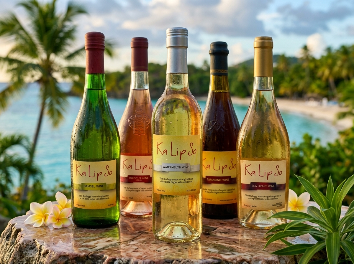 KaLipSo Wine: professional product shot of drinks