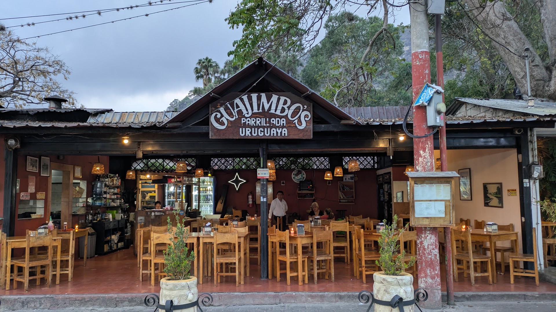 Guajimbo's: clear, inviting exterior restaurant shot