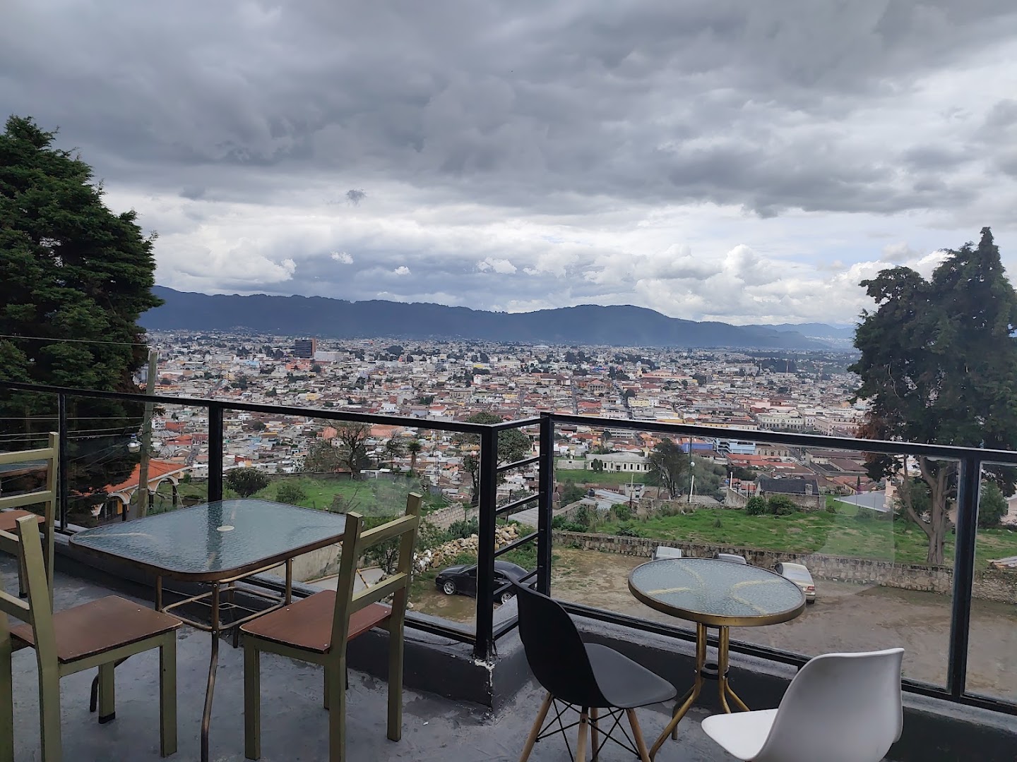 Rutzil Mirador: beautiful restaurant terrace view