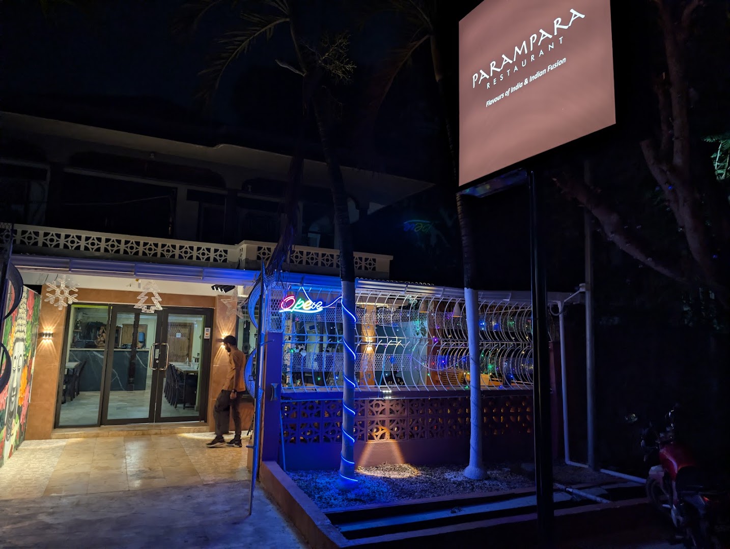 Parampara: clear exterior shot of restaurant