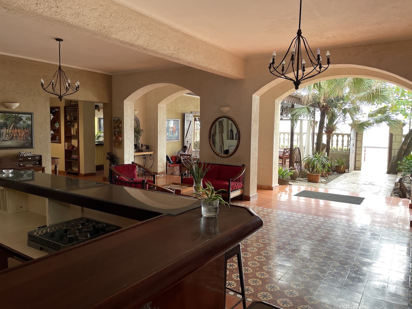 Auberge du Picolet: inviting and well-composed interior shot