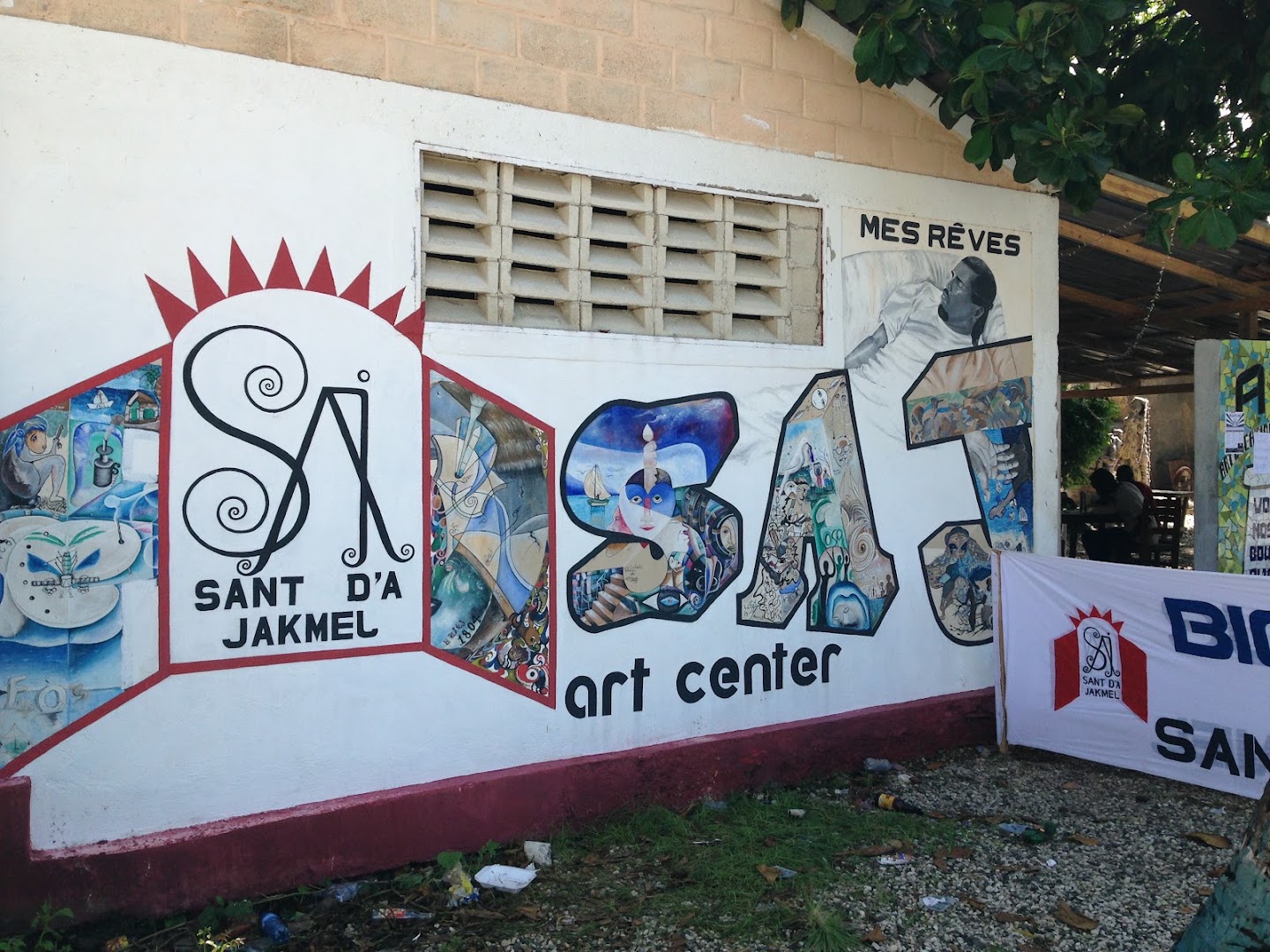 Jacmel Arts Center: venue exterior and art