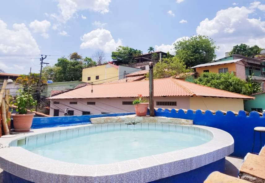 Café Garden: attractive terrace and pool