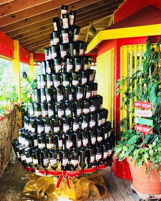 Mi Casa Too: festive restaurant decor display