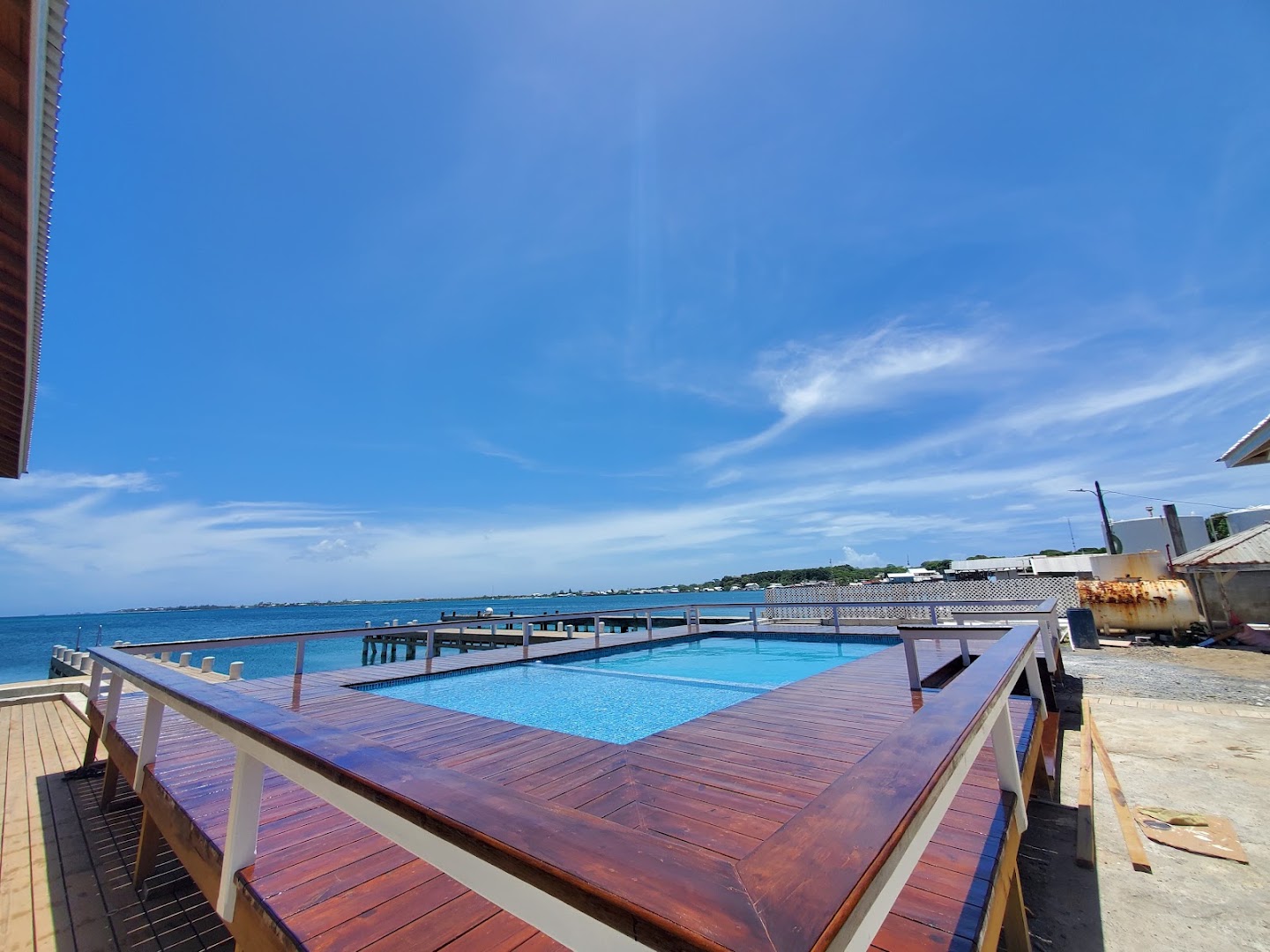 Nautical Restaurant & Bar: attractive terrace and pool view