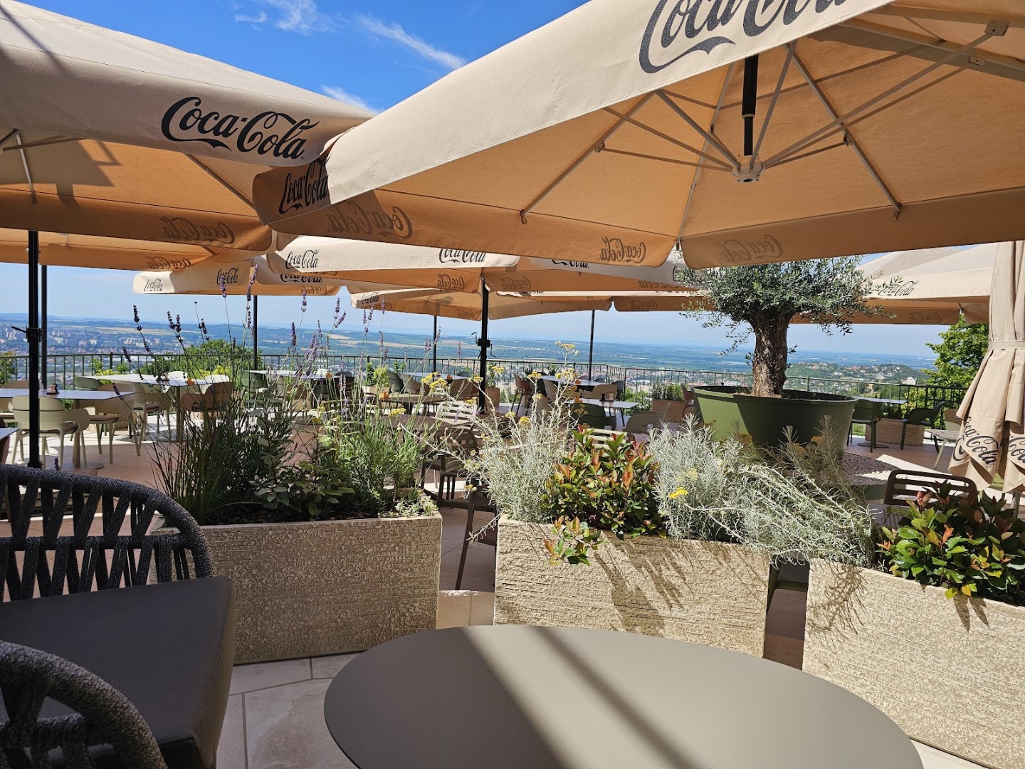 Kikelet kitchen & bar: attractive terrace with scenic view
