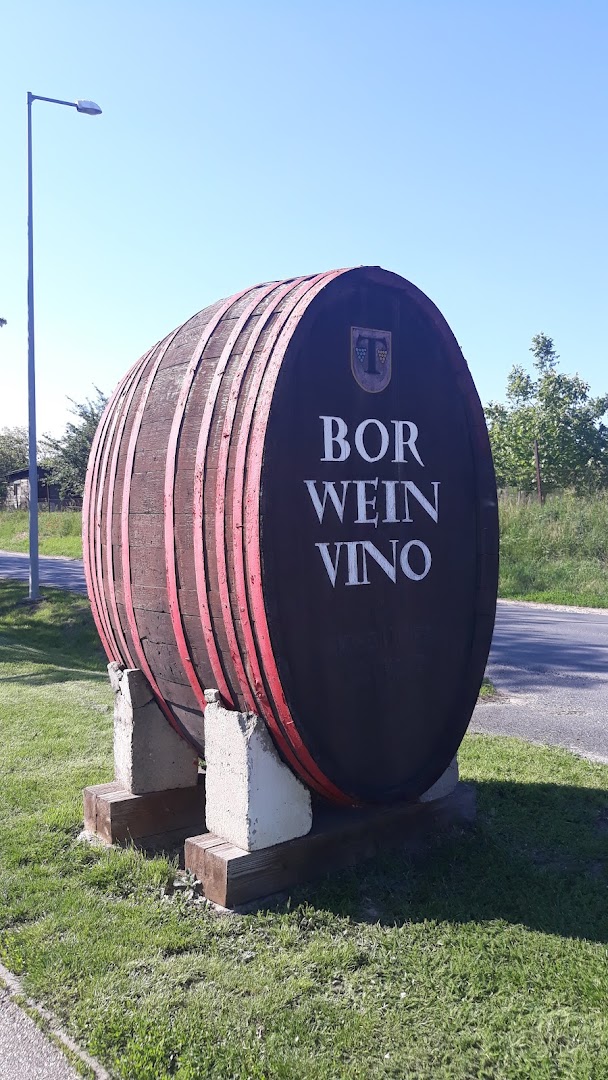 Taschner Bor- és Pezsgőház: clear photo of venue signage
