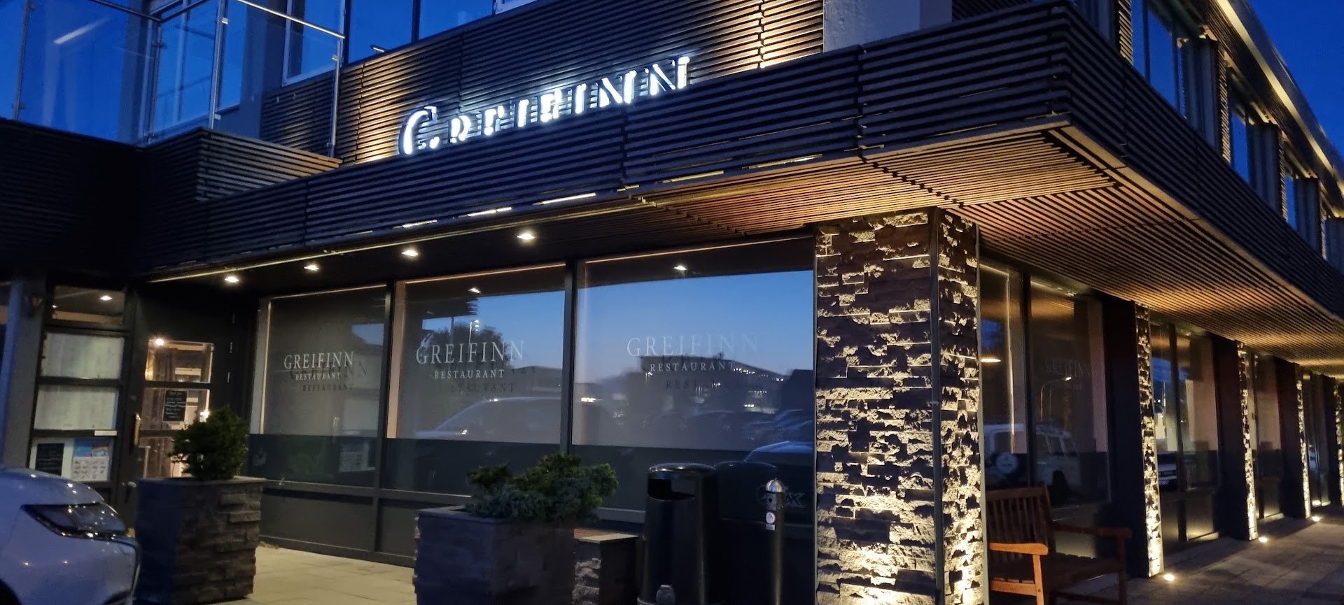 Greifinn: professional exterior shot of restaurant