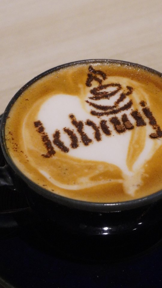 Jobaaj Work Cafe: high quality latte art photo