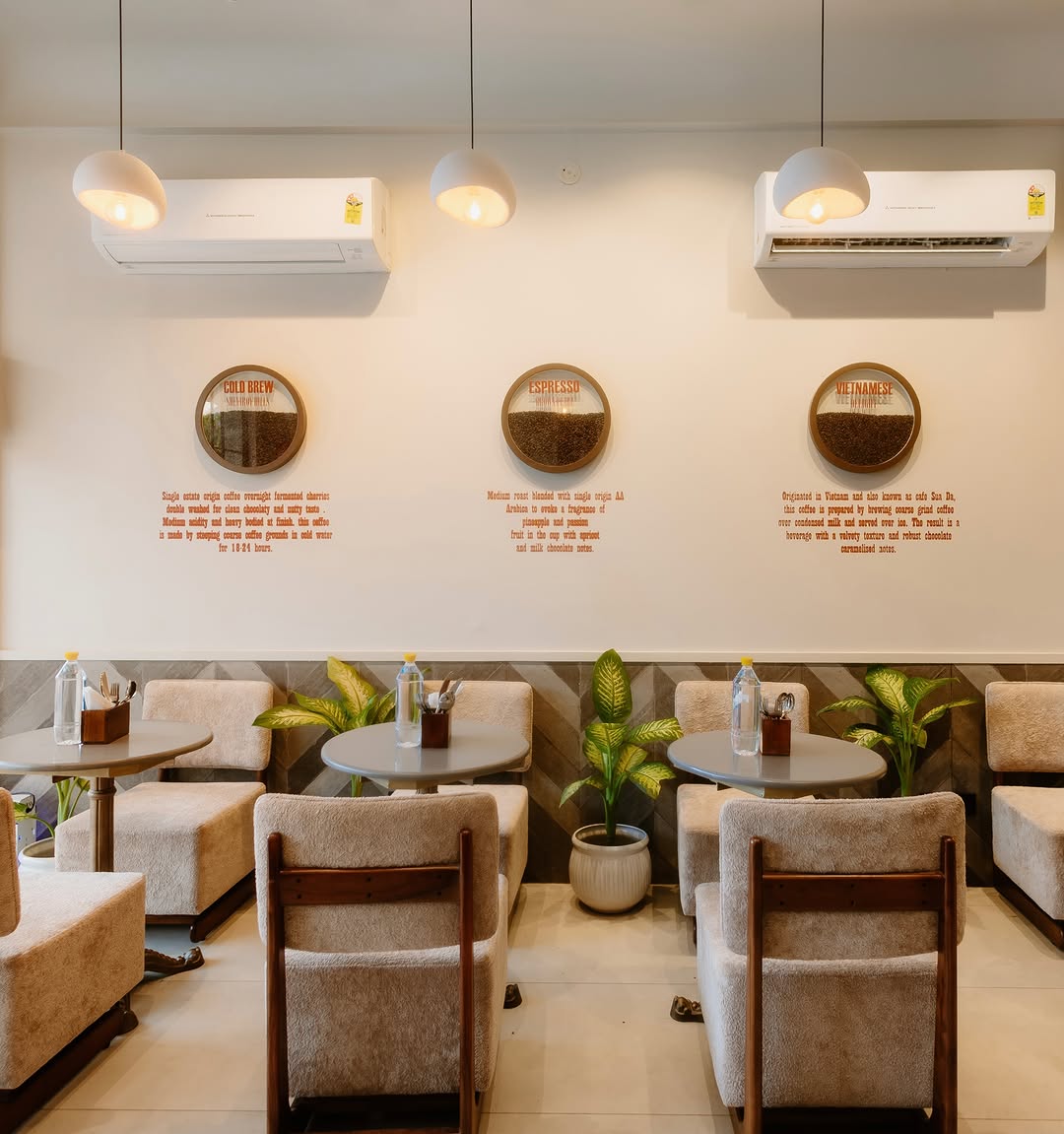 Love Over Coffee: clean, professional interior shot