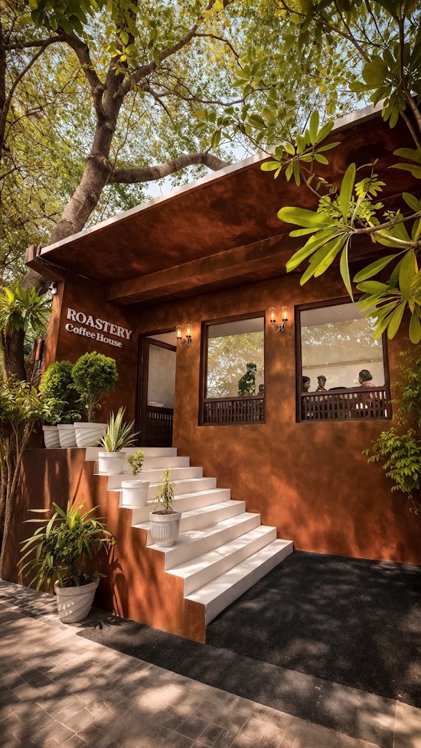 Roastery Coffee House: beautiful professional exterior shot