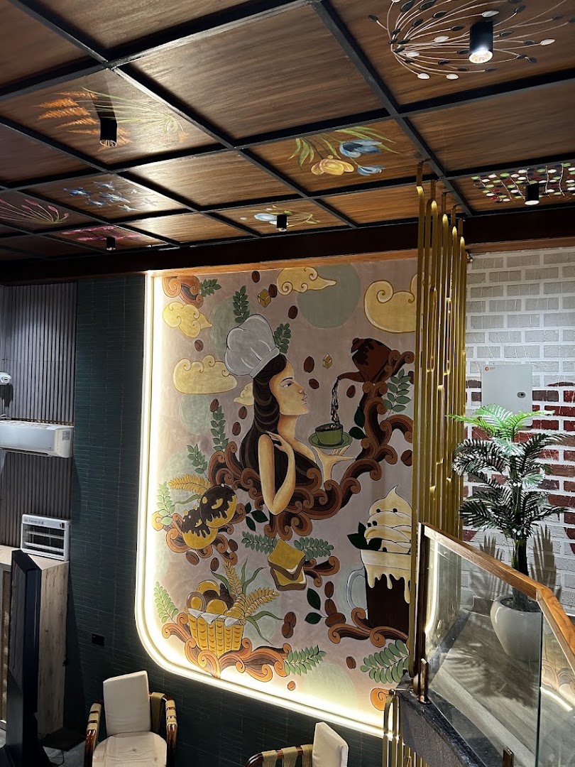 The Baker's Canvas: attractive interior and mural design