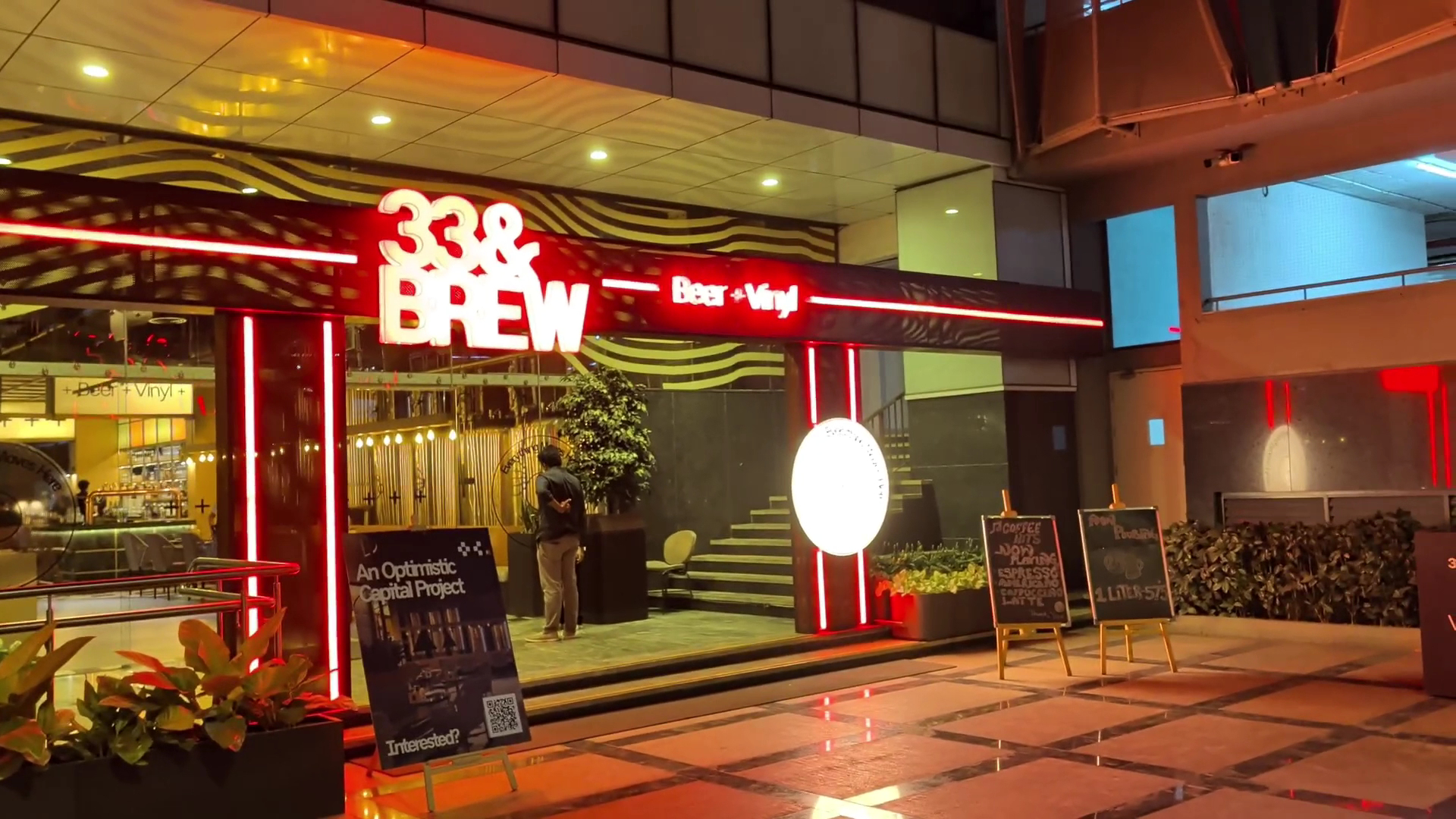 33&Brew: clear exterior shot of venue