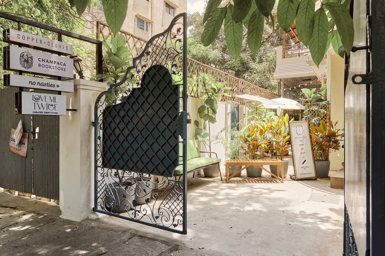 Champaca Bookstore Indiranagar: inviting and professional storefront view