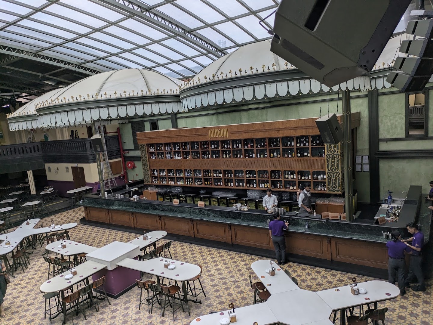 Jollygunj: clear view of venue interior
