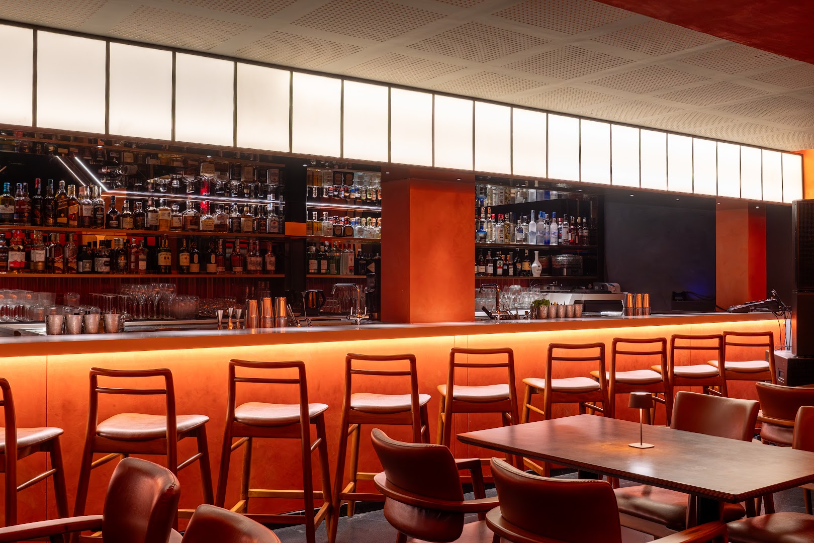 Mirth: professional shot of bar interior