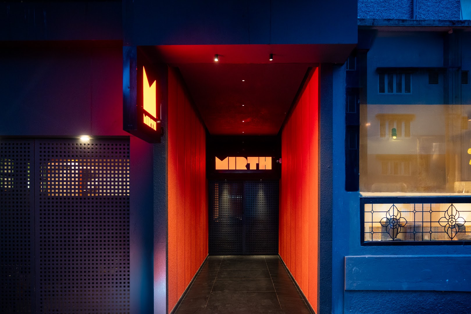 Mirth: professional exterior shot of venue