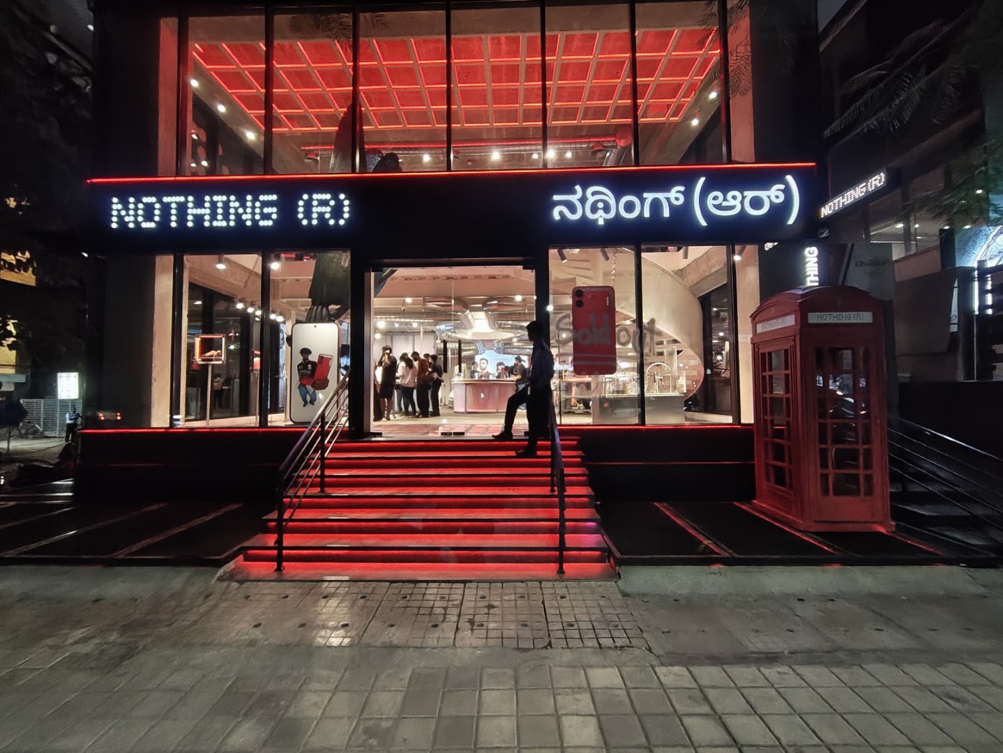 Nothing Store Bengaluru: clear, professional storefront exterior shot