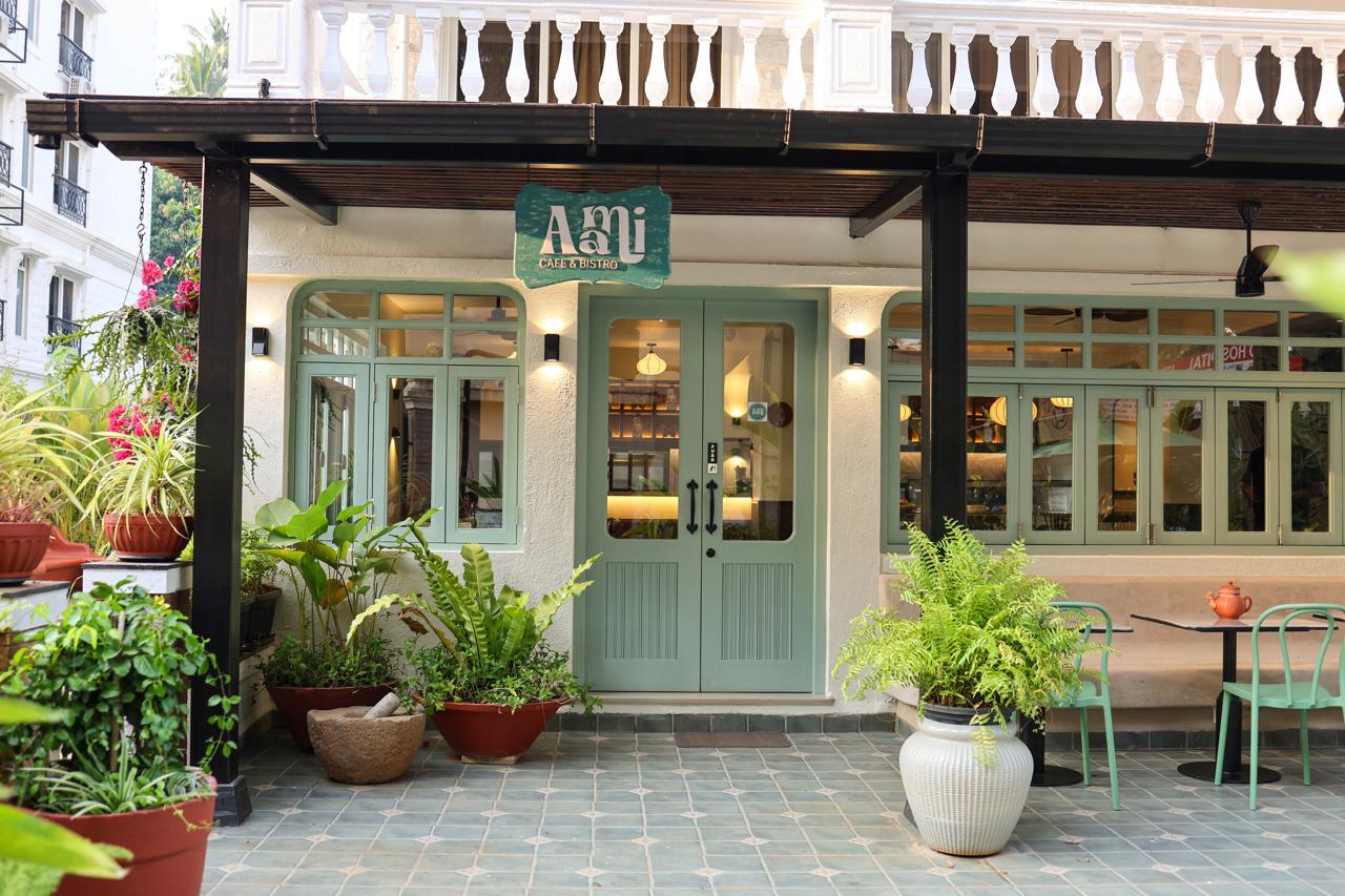 Aami Cafe & Bistro: attractive, professional exterior shot
